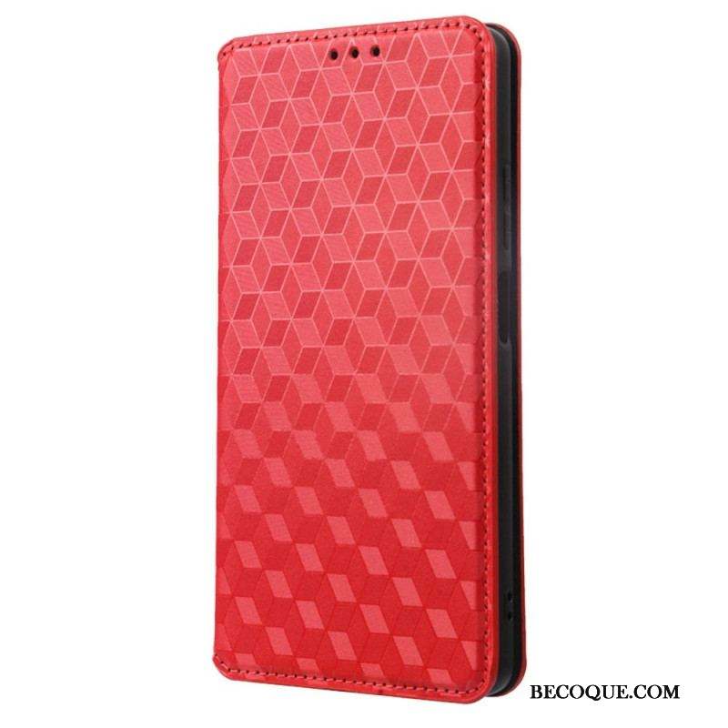 Flip Cover Xiaomi Redmi Note 12 Pro/Poco X5 Pro 5G Motif 3D