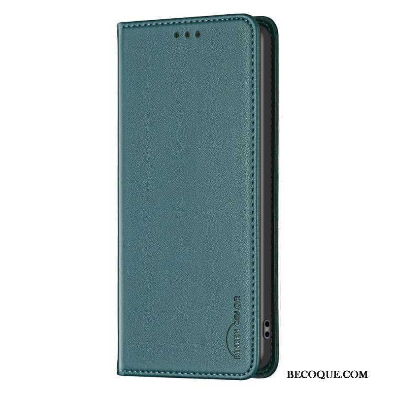 Flip Cover Xiaomi Redmi Note 13 Pro 4G / Poco M6 Pro 4G Classique BINFEN COLOR