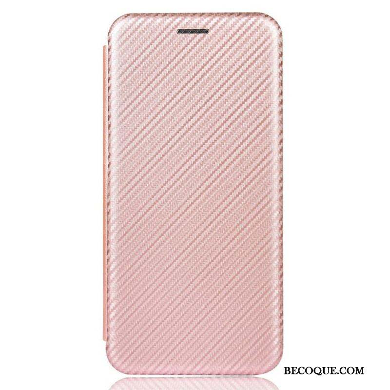 Flip Cover iPhone 13 Mini Fibre Carbone