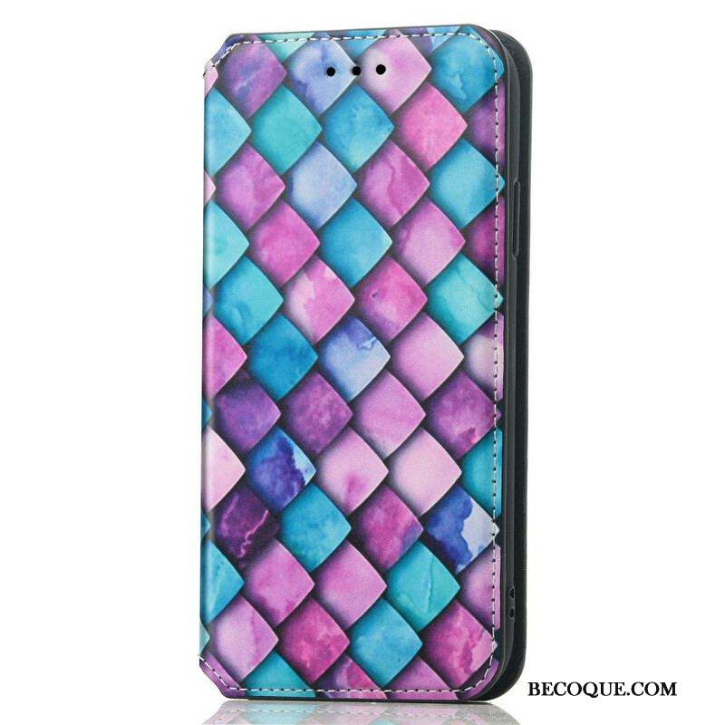 Flip Cover iPhone 13 Pro Max Motif Coloré Surprenant