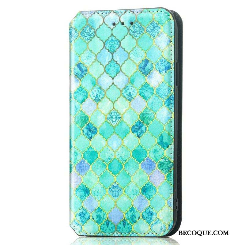 Flip Cover iPhone 13 Pro Max Motif Coloré Surprenant