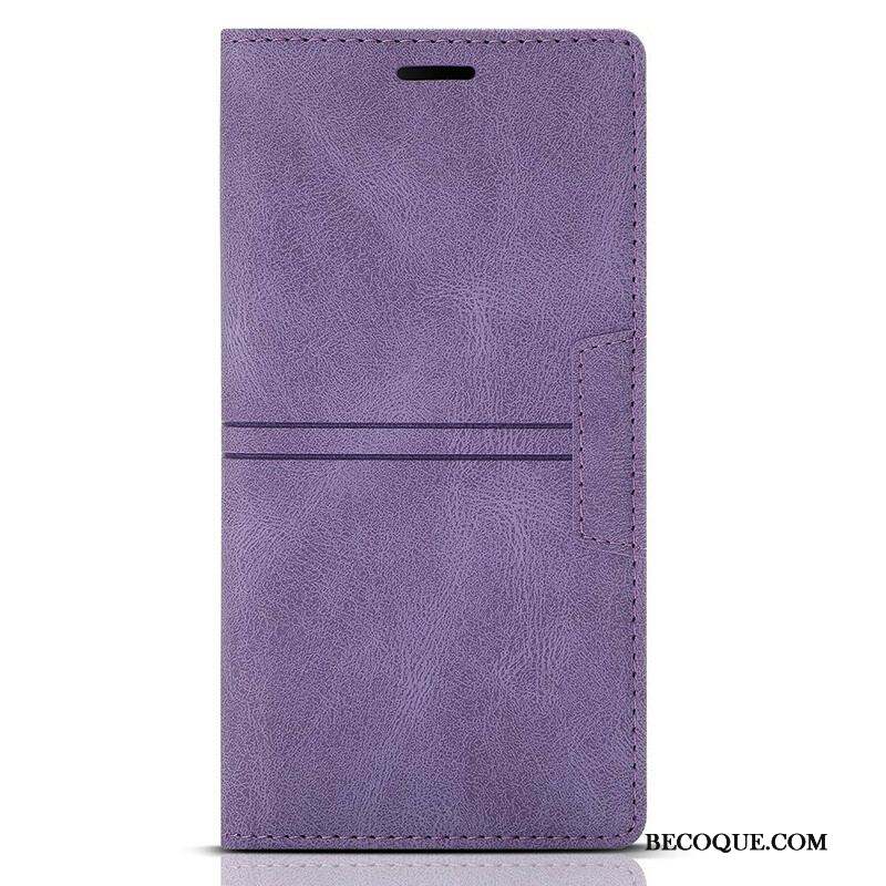 Flip Cover iPhone 13 Pro Style Cuir Couture Fermoir Magnétique