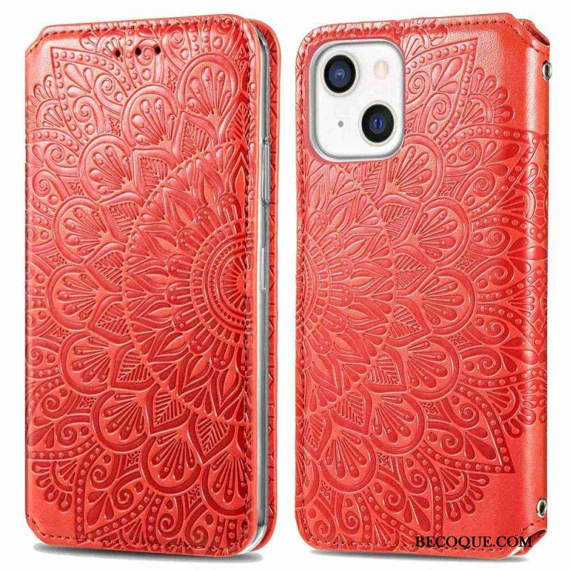 Flip Cover iPhone 14 Plus Mandala