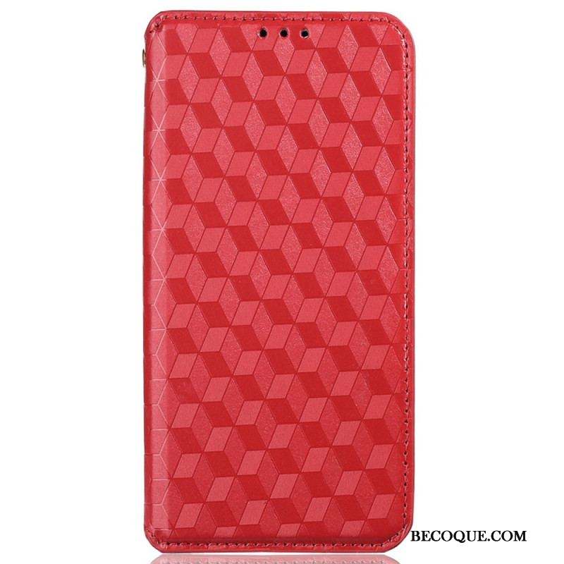 Flip Cover iPhone 14 Pro Max Texture 3D