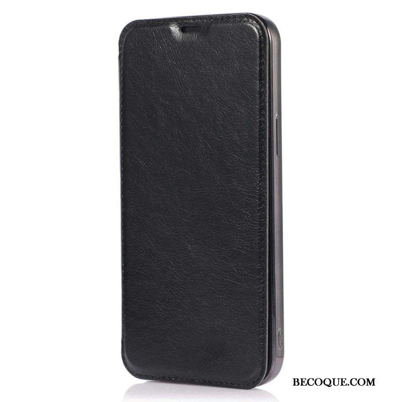 Flip Cover iPhone 14 Pro Simili Cuir Porte-Carte