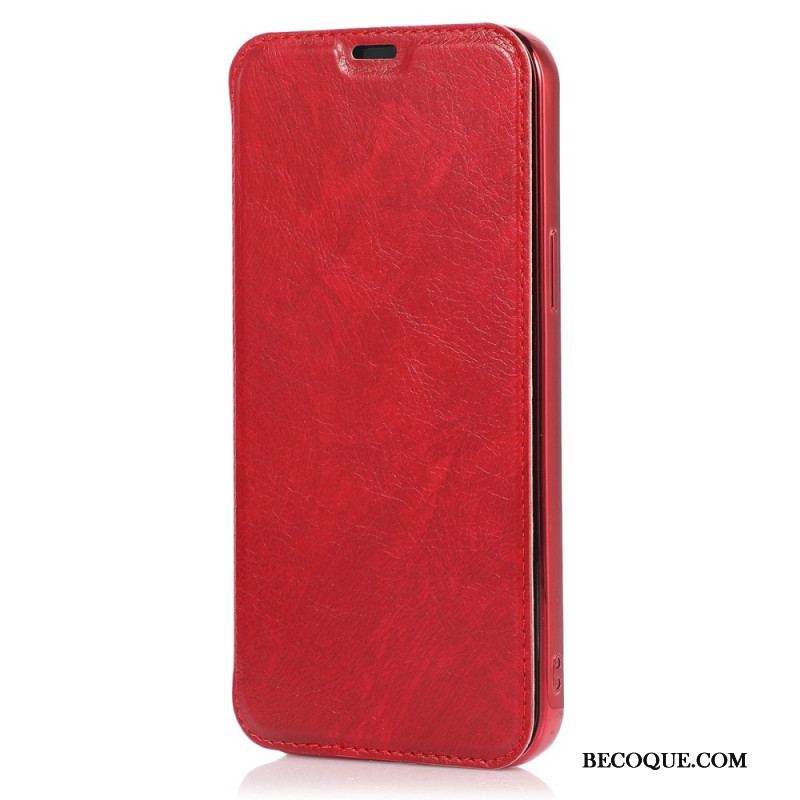 Flip Cover iPhone 14 Pro Simili Cuir Porte-Carte