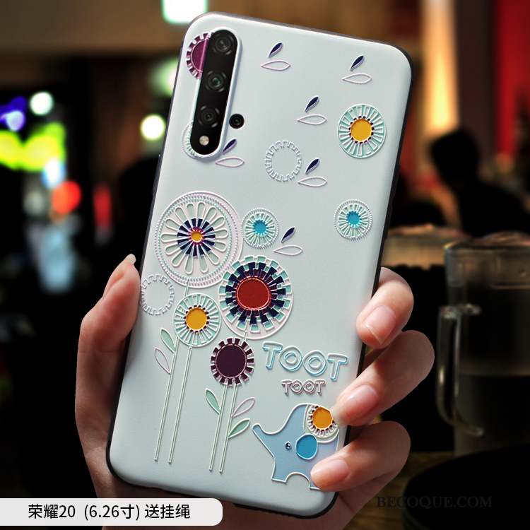 Honor 20 Coque De Téléphone Marque De Tendance Créatif Fluide Doux Personnalité Tout Compris