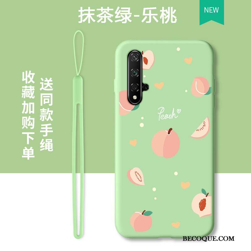 Honor 20 Coque De Téléphone Vert Net Rouge Tendance Marque De Tendance Frais