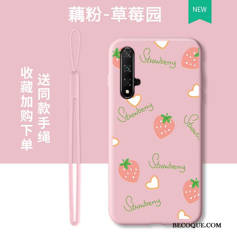 Honor 20 Coque De Téléphone Vert Net Rouge Tendance Marque De Tendance Frais