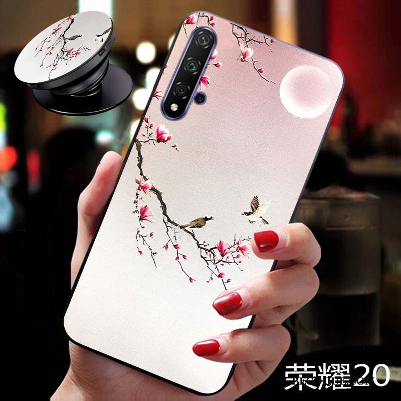 Honor 20 Coque Gaufrage Tendance Tout Compris Luxe Fluide Doux Frais