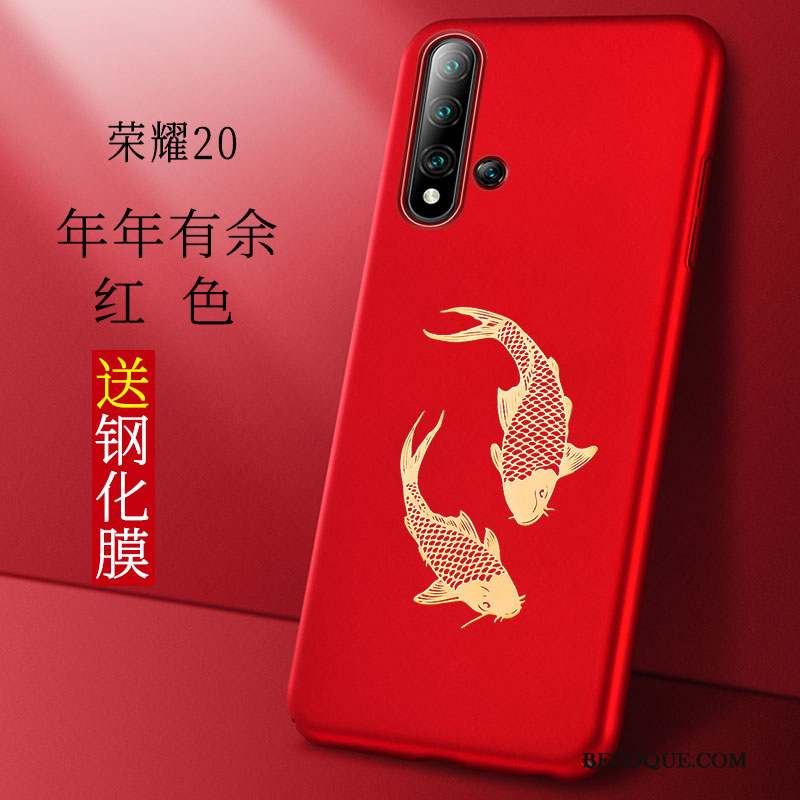 Honor 20 Coque Très Mince Difficile Sentir Personnalité Tendance Style Chinois