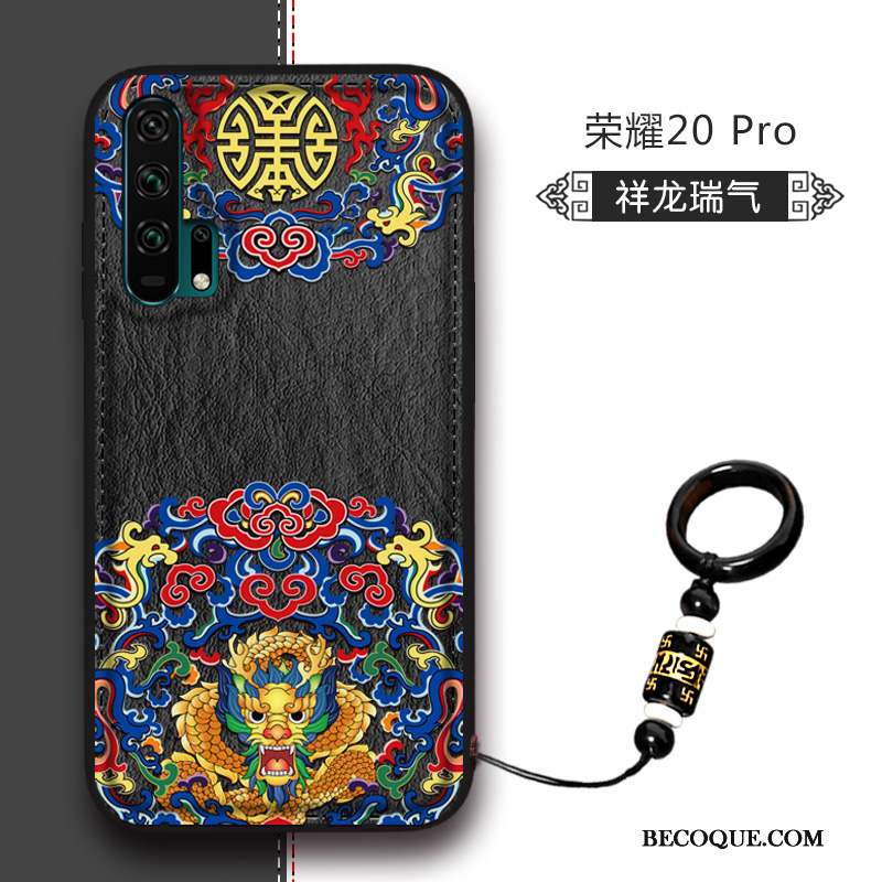 Honor 20 Pro Coque De Téléphone Nouveau Tendance Style Chinois Silicone Cuir