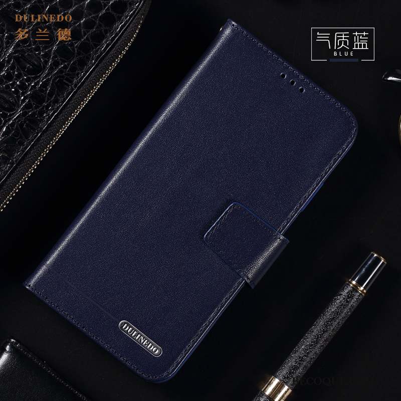 Honor 20 Pro Coque Portefeuille Cuir Véritable Incassable Carte Support Nouveau