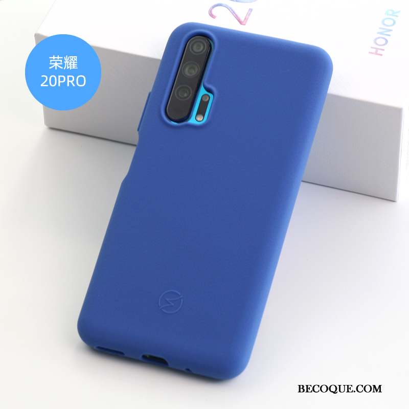 Honor 20 Pro Coque Tissu Antidérapant Fluide Doux Cuir Incassable Protection