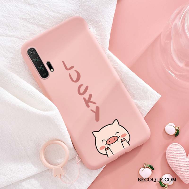 Honor 20 Pro Grand Motif Fluide Doux Coque De Téléphone Charmant Jeunesse