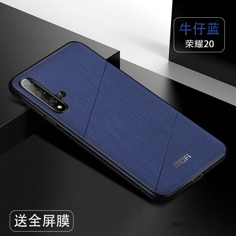 Honor 20 Très Mince Tendance Personnalité Coque De Téléphone Cuir Étui