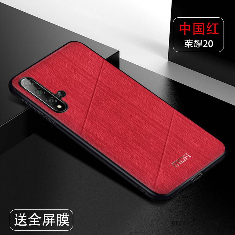 Honor 20 Très Mince Tendance Personnalité Coque De Téléphone Cuir Étui