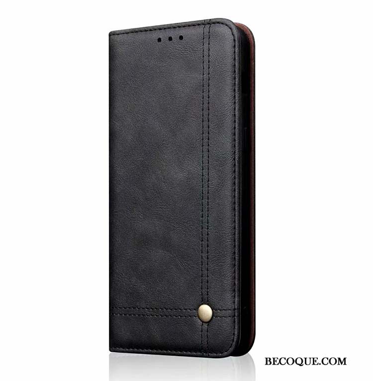 Honor 30 Coque Carte Housse Portefeuille Étui Étui En Cuir Noir