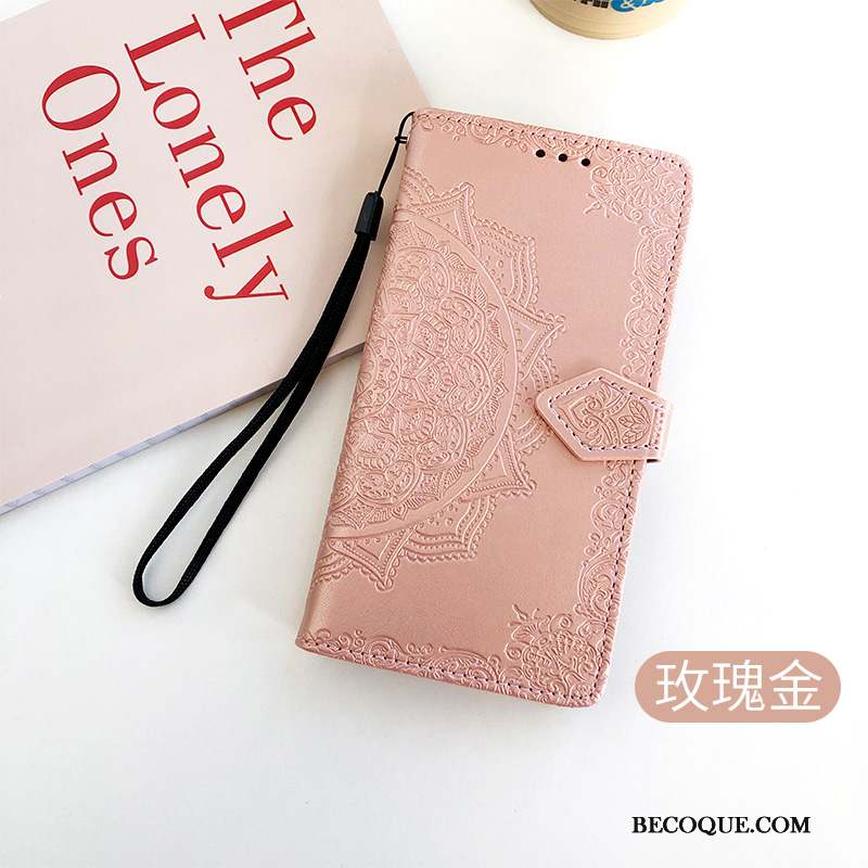 Honor 30 Coque De Téléphone Rose Housse Tout Compris Ornements Suspendus Étui En Cuir