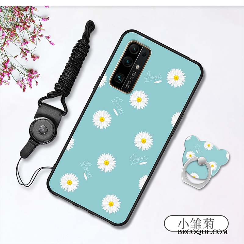 Honor 30 Coque Dessin Animé Fluide Doux Étui Silicone Petit Blanc