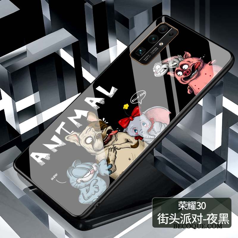 Honor 30 Miroir Coque De Téléphone Étui Créatif Clair Bleu