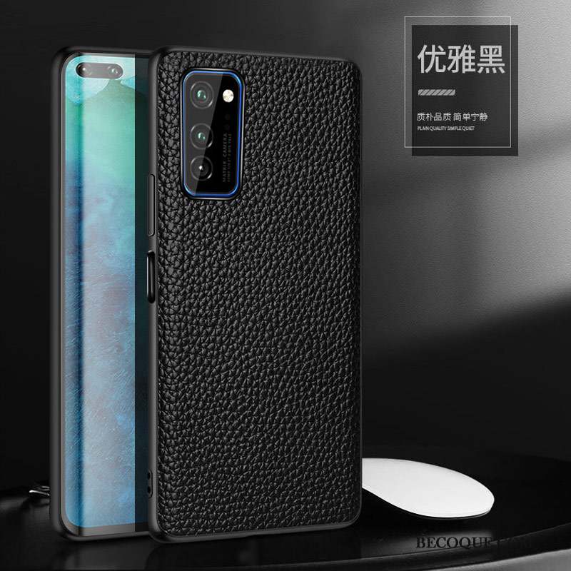 Honor 30 Pro Business Incassable Silicone Bleu Protection Coque De Téléphone