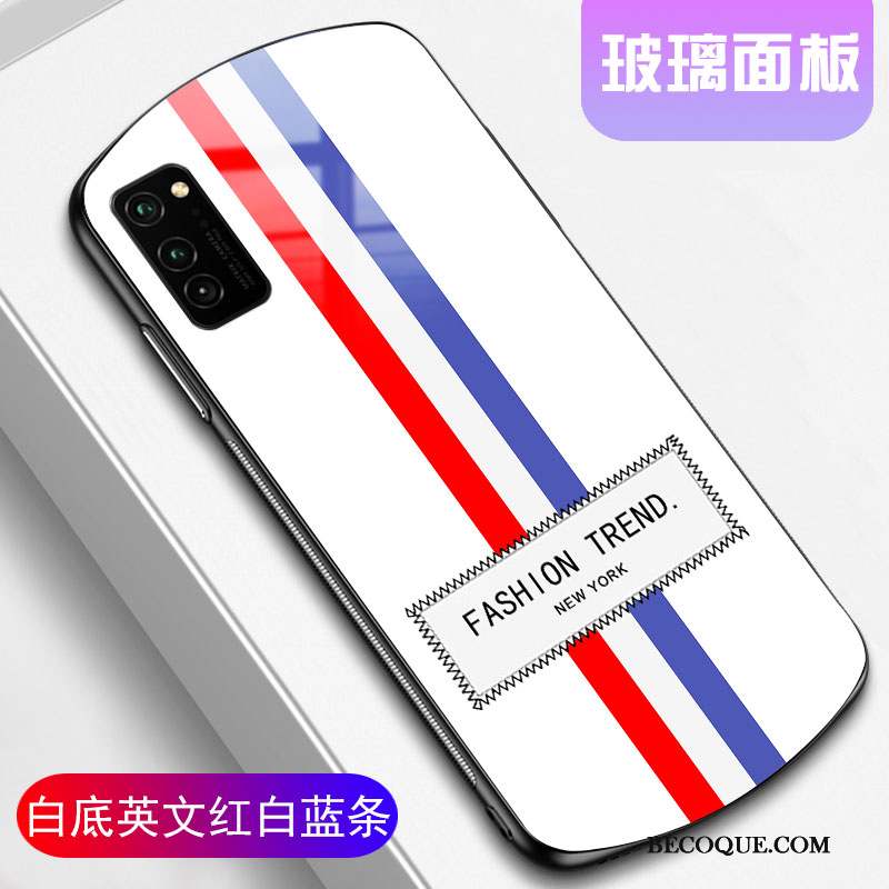 Honor 30 Pro Coque Incassable Arc Tout Compris Marque De Tendance Net Rouge Blanc