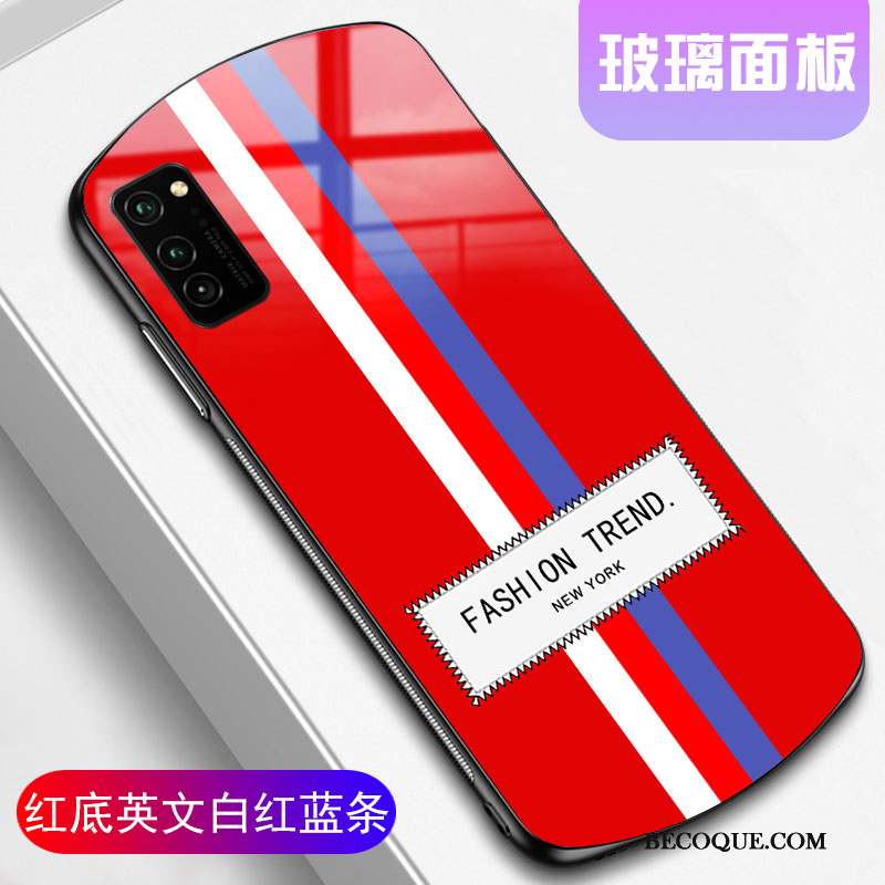 Honor 30 Pro Coque Incassable Arc Tout Compris Marque De Tendance Net Rouge Blanc