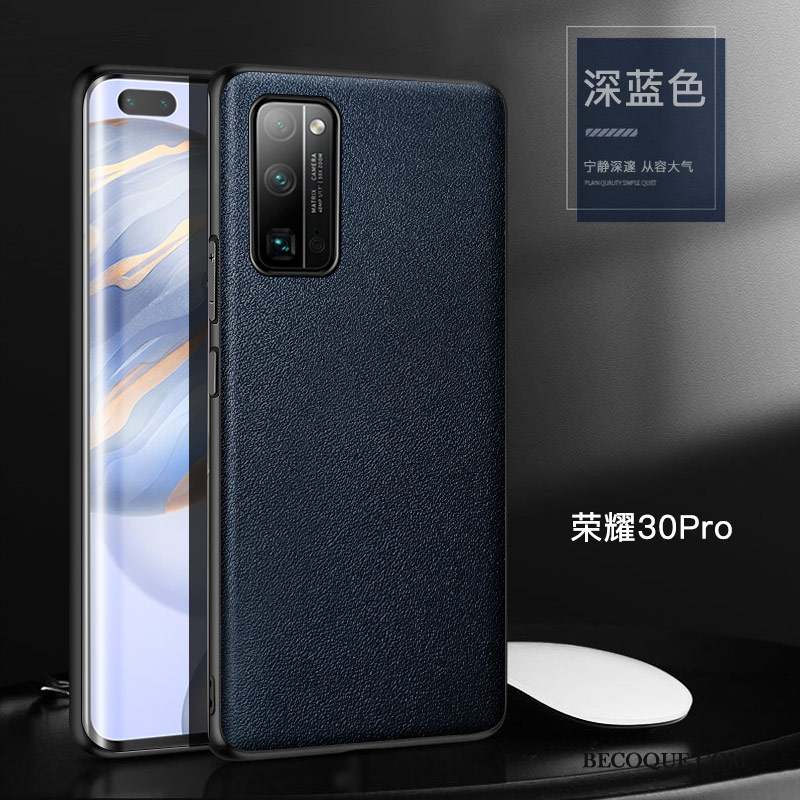 Honor 30 Pro Cuir Cuir Haut Créatif Business Coque De Téléphone Incassable