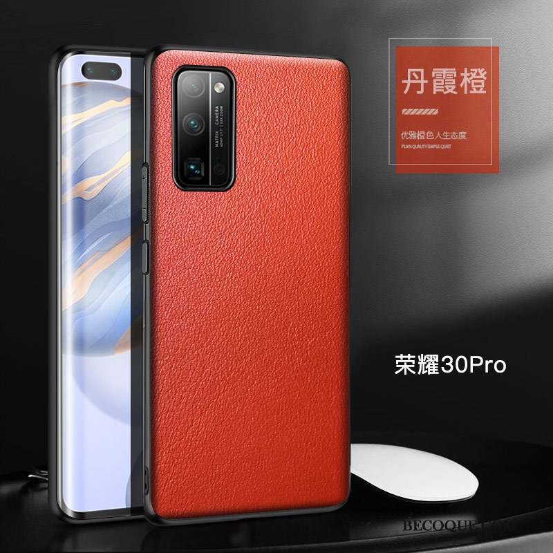 Honor 30 Pro Cuir Cuir Haut Créatif Business Coque De Téléphone Incassable