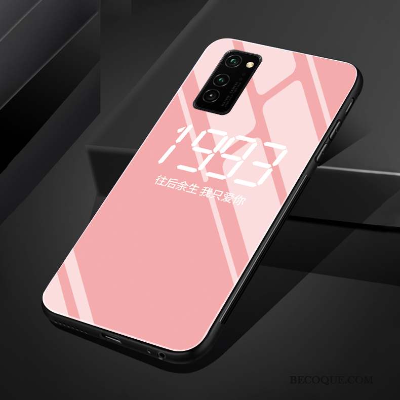 Honor 30 Pro Personnalisé Amoureux Verre Anniversaire Étui Coque De Téléphone