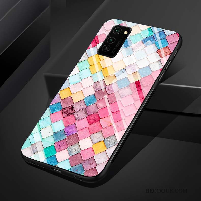 Honor 30 Pro Verre Coque De Téléphone Étui Silicone Clair Vert