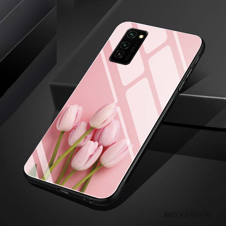 Honor 30 Pro Verre Fluide Doux Frais Coque De Téléphone Personnalité Petit