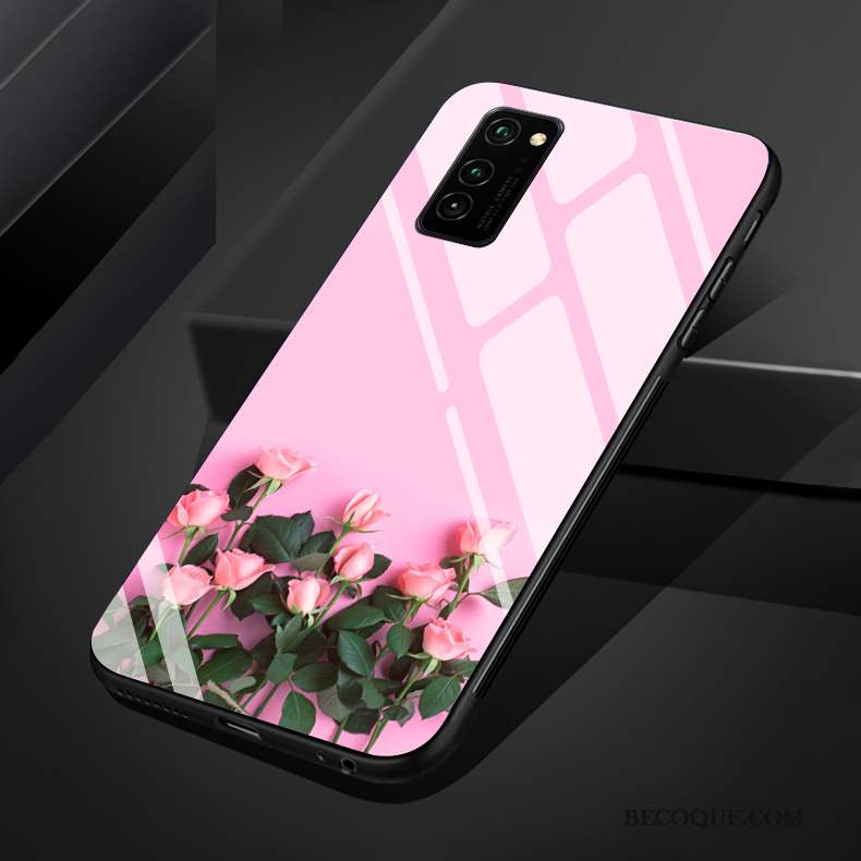 Honor 30 Pro Verre Fluide Doux Frais Coque De Téléphone Personnalité Petit