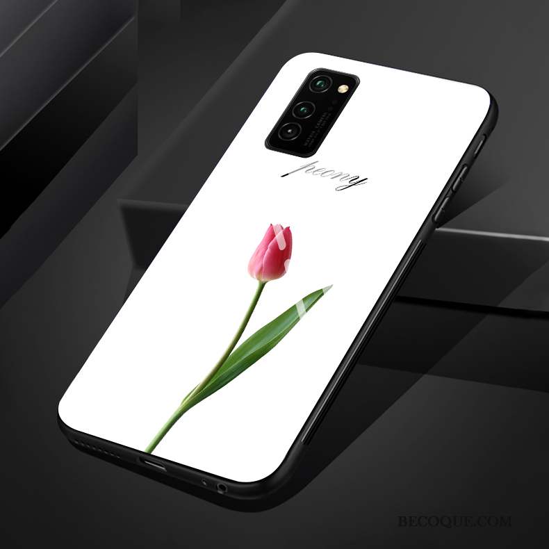 Honor 30 Pro Verre Fluide Doux Frais Coque De Téléphone Personnalité Petit