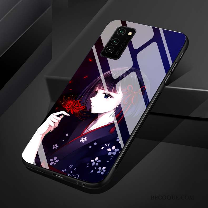 Honor 30 Pro Vintage Coque De Téléphone Noir Style Chinois Étui Silicone