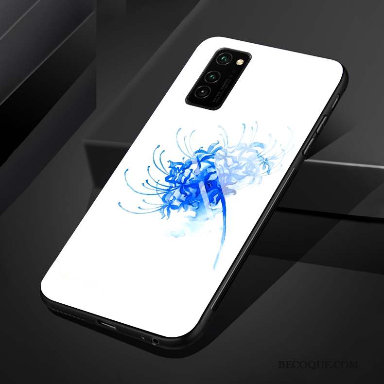 Honor 30 Pro Vintage Coque De Téléphone Noir Style Chinois Étui Silicone