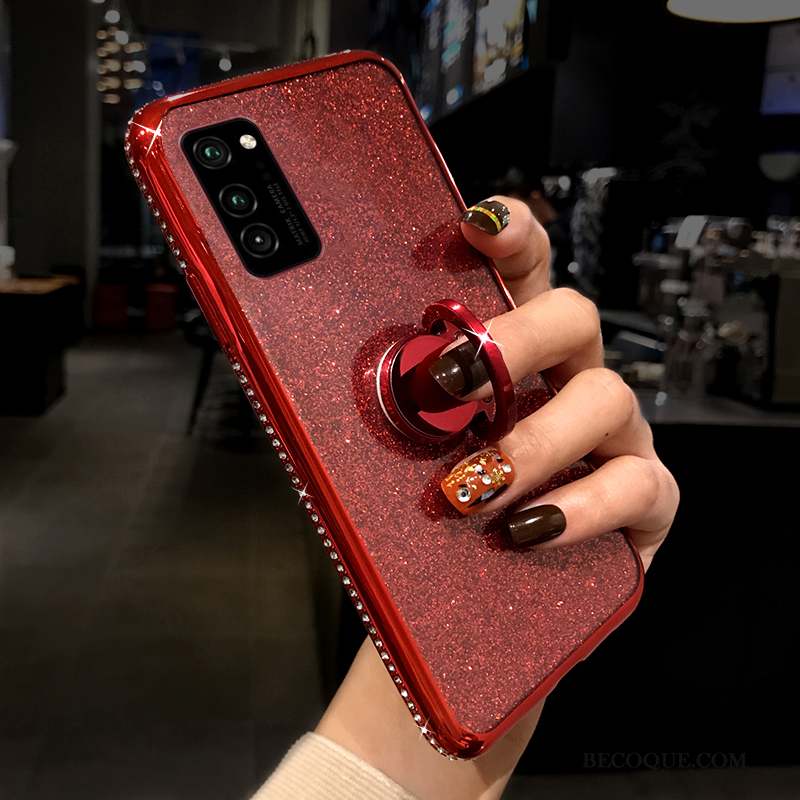 Honor 30 Pro Étui Incassable Rouge Coque De Téléphone Tout Compris Support