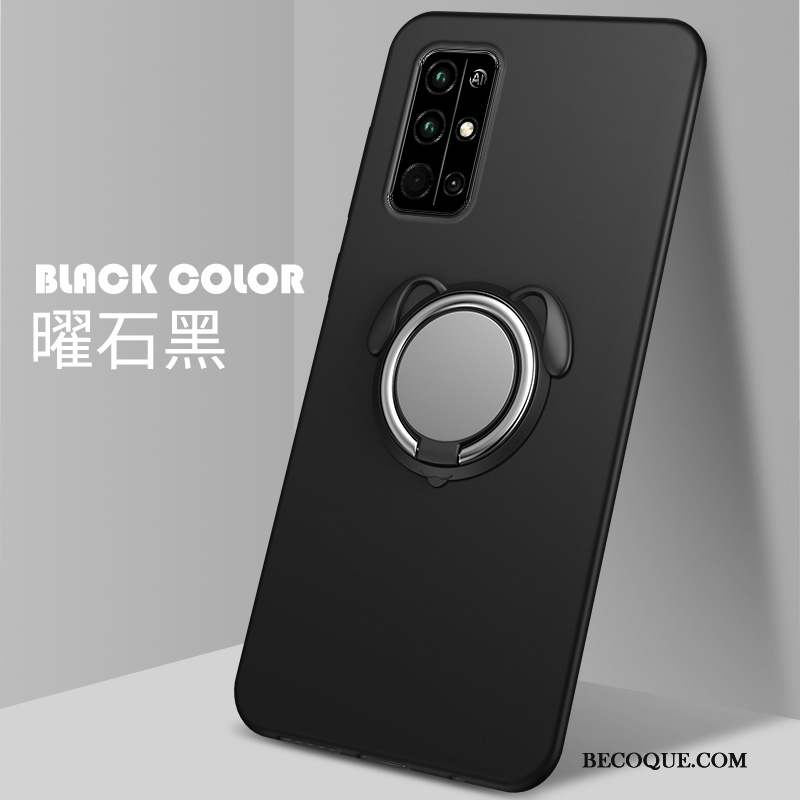 Honor 30s Coque Anneau Tout Compris Bleu Magnétisme Protection