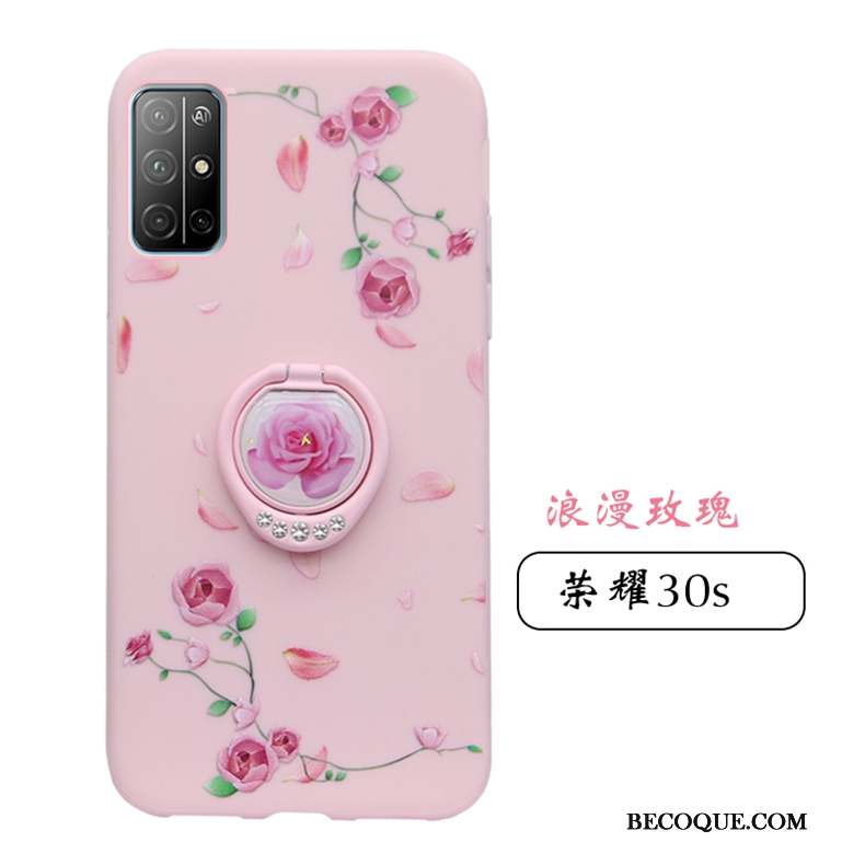 Honor 30s Coque De Téléphone Fluide Doux Délavé En Daim Protection Tout Compris Étui