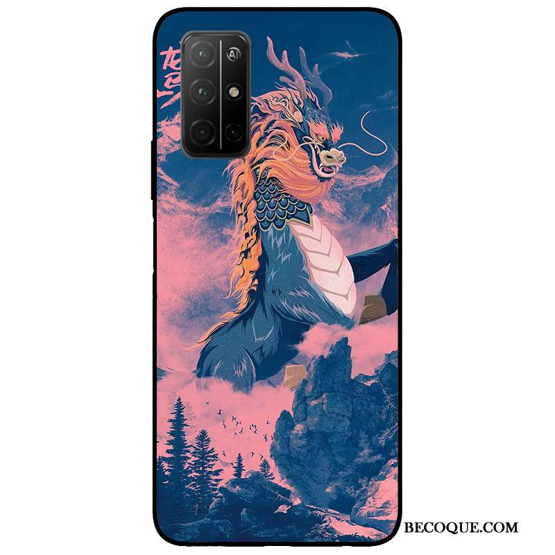 Honor 30s Coque Vent Fluide Doux Art Étui Vintage Incassable