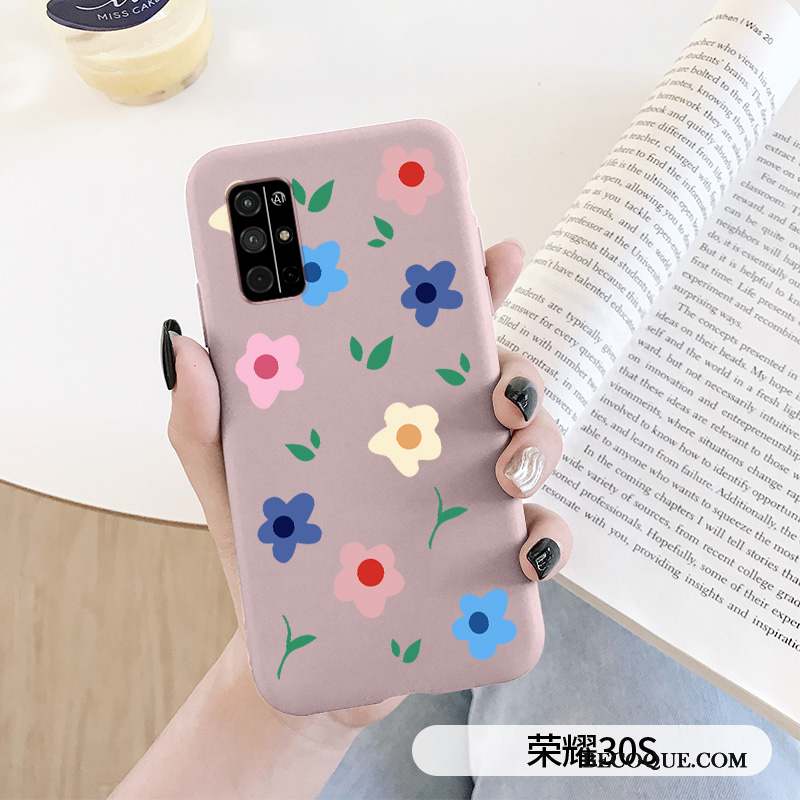 Honor 30s Rose Pétale Petit Créatif Coque De Téléphone Incassable