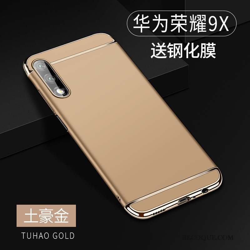 Honor 9x Coque De Téléphone Étui Nouveau Délavé En Daim Tout Compris Incassable