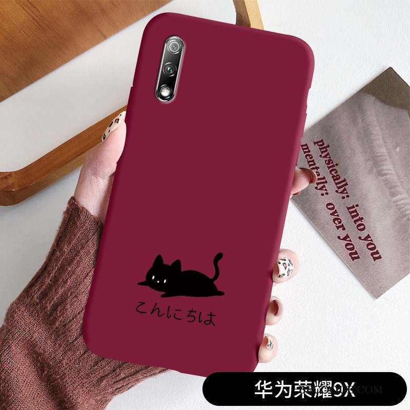 Honor 9x Coque Tout Compris Chat Amoureux Petit Très Mince Créatif