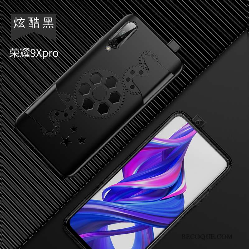 Honor 9x Pro Net Rouge Coque De Téléphone Marque De Tendance Refroidissement Tout Compris Très Mince