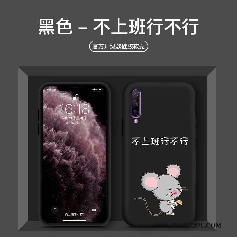 Honor 9x Pro Noir Coque De Téléphone Charmant Protection Tout Compris Dessin Animé