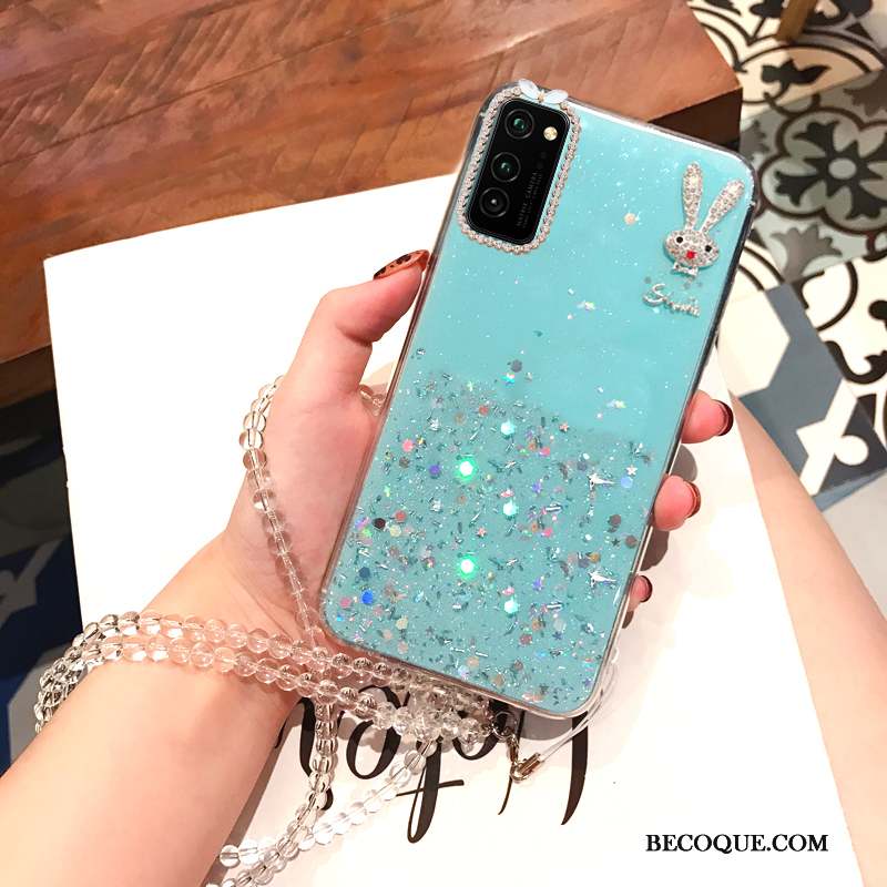 Honor View30 Fluide Doux Coque De Téléphone Étui Tout Compris Bleu Tempérer