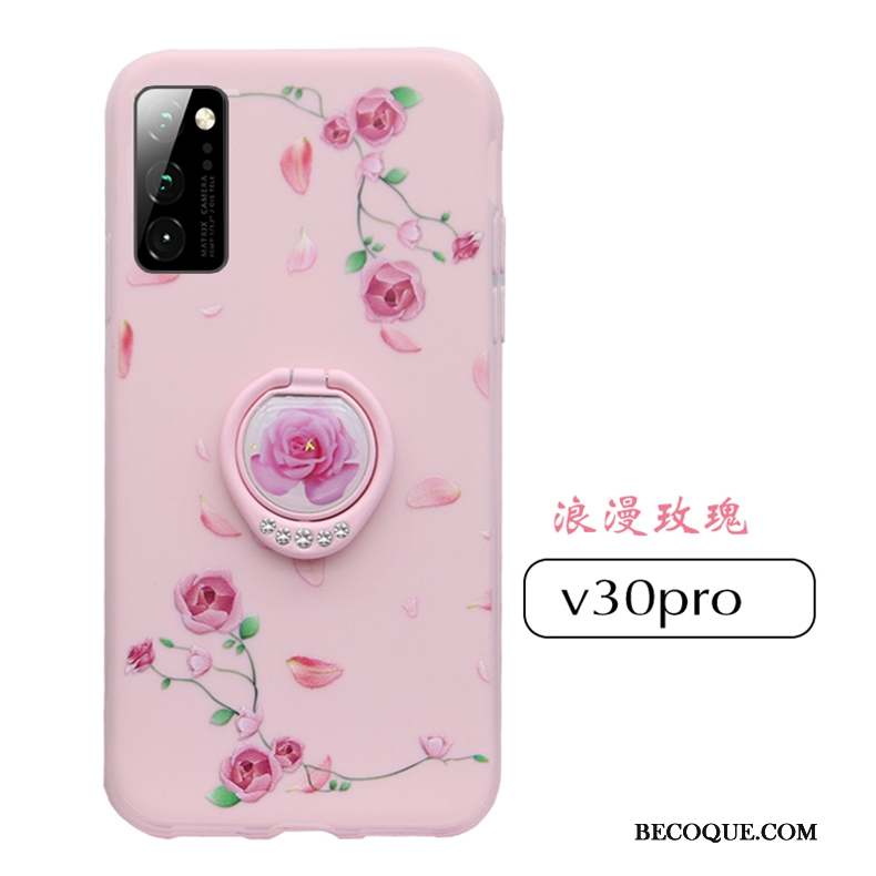 Honor View30 Pro Coque De Téléphone Délavé En Daim Protection Silicone Incassable Très Mince