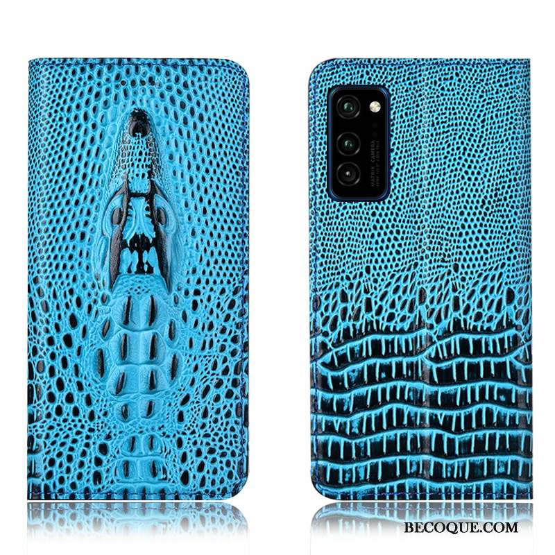 Honor View30 Pro Coque De Téléphone Protection Crocodile Housse Incassable Étui En Cuir