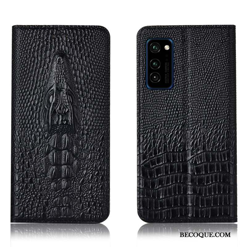 Honor View30 Pro Coque De Téléphone Protection Crocodile Housse Incassable Étui En Cuir